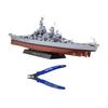 1:700 Модель Военного Корабля Предварительно Окрашенные Детали Сборный Комплект Военного Корабля Конструкция ClickTogether Клей Корабль