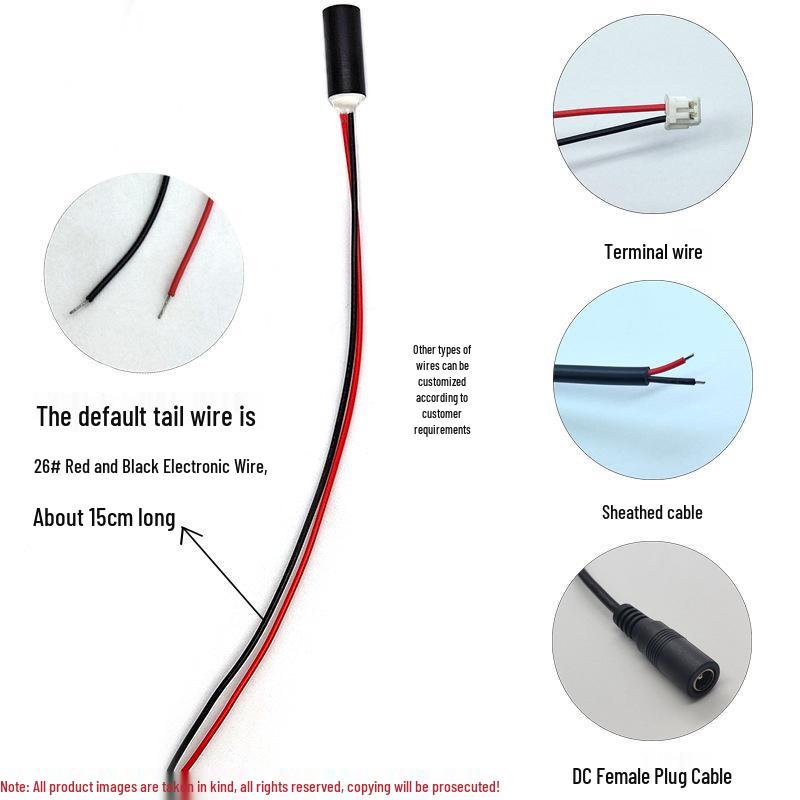 8x18mm 635nm 1mW Fixed Focus Red Line Laser Module