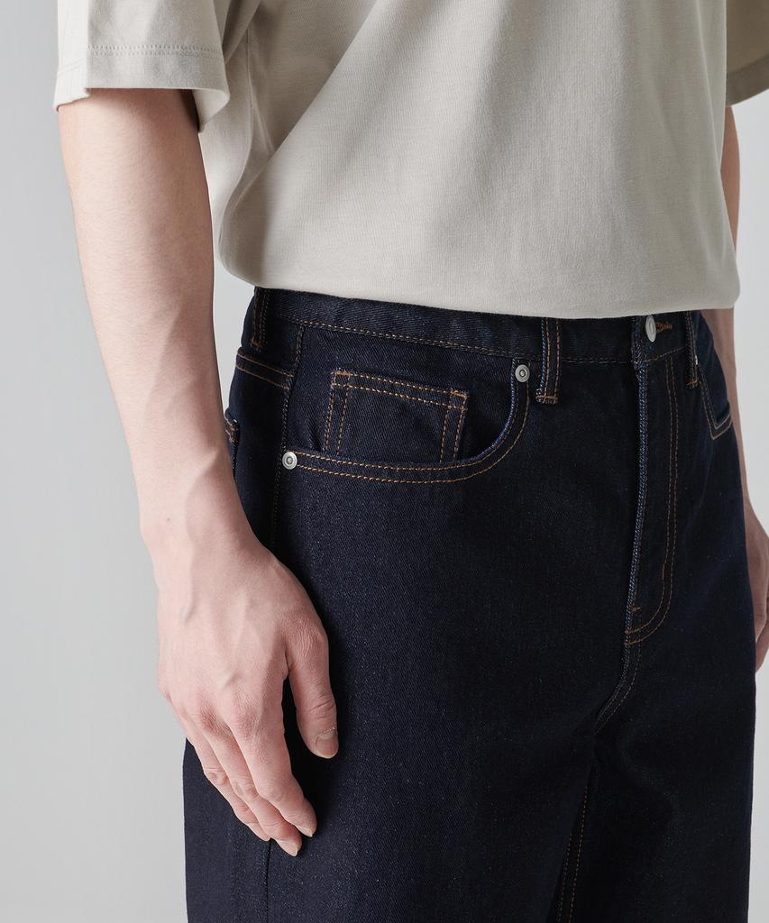 MUSINSA STANDARD Loose Straight Denim Pants [Deep Indigo]