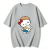 Womens Cartoon Printed Short Sleeve Cotton Women Tshirt 21st Century Style 2026 Summer Y2K Top Casual Fashion Womens Tshirt