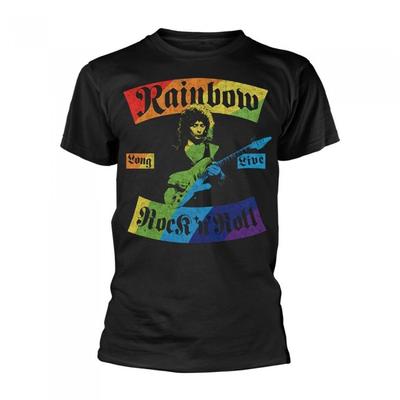 Футболка Rainbow унисекс для взрослых Long Live Rock N Roll