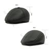 Кепка для людей среднего и пожилого возраста, мужская зимняя теплая защита ушей, берет из кожи, кепка с козырьком