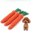 Dog Teething and Biting Cotton Rope Toys, Small and Medium-sized Dog Toys, Carrot Knot Toys