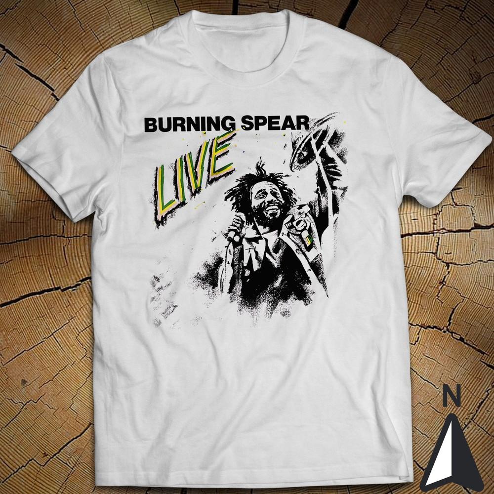 Live 1977 Classic Shirt Burning Spear Winston Rodney OD Calling Rastafari Reggae Unisex T-Shirt