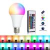 Светодиодные лампы RGB AC 220V E27 Bombillas LED Lamp IR Remote Control Сменные цветные RGB белые ампулы Spotlight Led Bulb