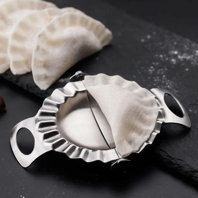 Пельмени Артефакт Ручная форма для пельменей из нержавеющей стали Кухонные маленькие инструменты Форма для пельменей