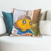 TTamagotchi Cute MMametchi Anime Celebrity Merchandise AllMatch Printed Pillow Case Sofa Car Office Room Decoration Protector
