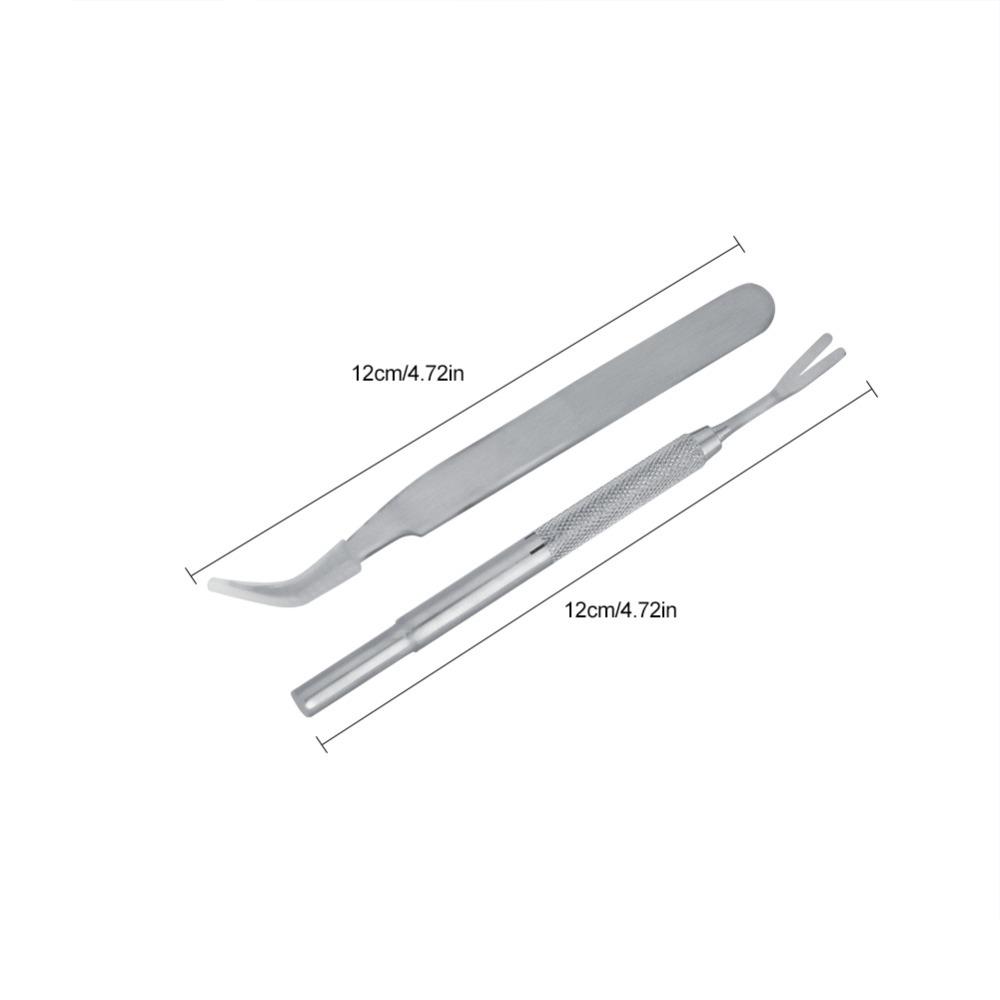 2PCS Mini Size Tick Remover Dual Prong Shape Pet Lice Tool Mite Removal Clip Dog & Cat Grooming