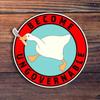 Become Ungovernable Goose Sticker, Goose With Knife Sticker, Anarchist Sticker, Funny Sticker, Funny Animal Stickers, Meme Sticker Gift Idea