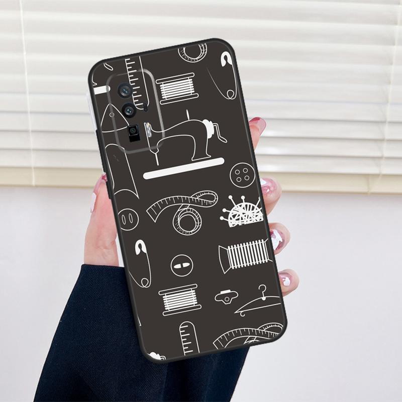 Швейная машина Портной Выкройка Чехол Для Xiaomi 14 13 15 Ultra 11T 12T 13T 14T Pro POCO X7 Pro X3 X5 X6 M6 F5 F6 Pro Чехол