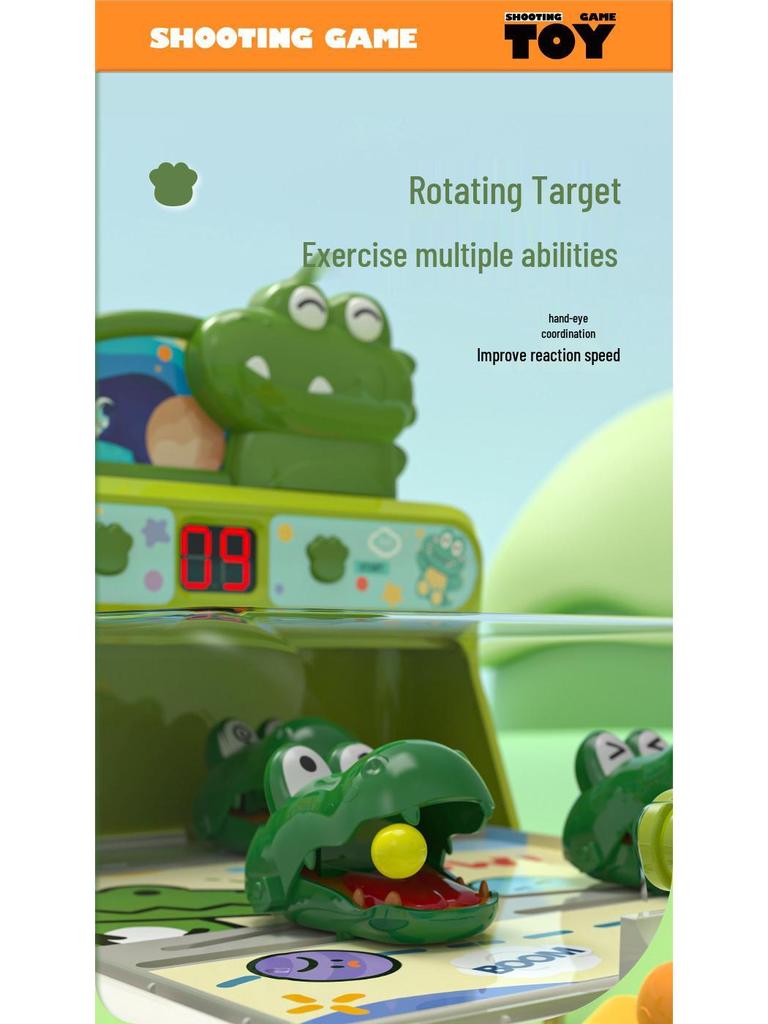 Children's Alligator Marble Pinball Puzzle Game – Level-Breaking Shooting Challenge