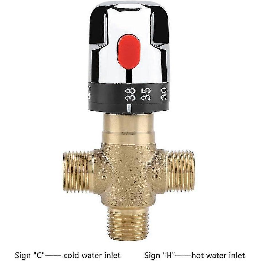 Thermostatic Mixing Valve, With 1/2 Npt Connector, Temperature Valve