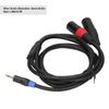 3.5mm Stereo Male 3.5mm Male To Dual 2 XLR Male Plug Male To Dual XLR Connector  Audio Equipment
