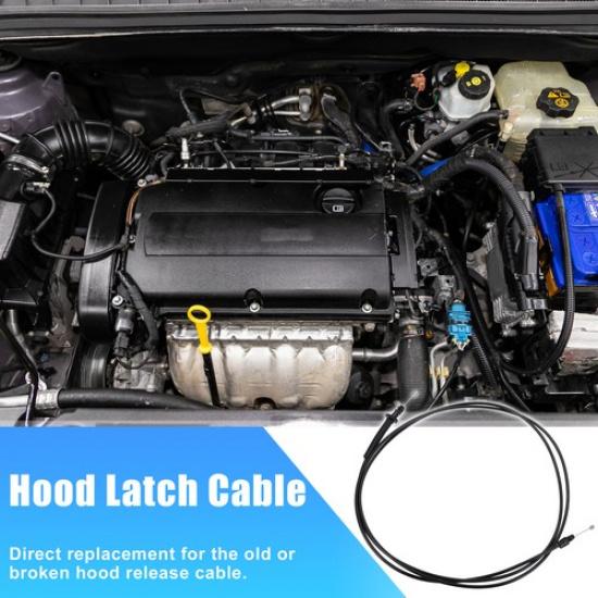 Pack of 1 For Buick LaCrosse 2005-2009 Hood Release Cable No.10311086 Metal