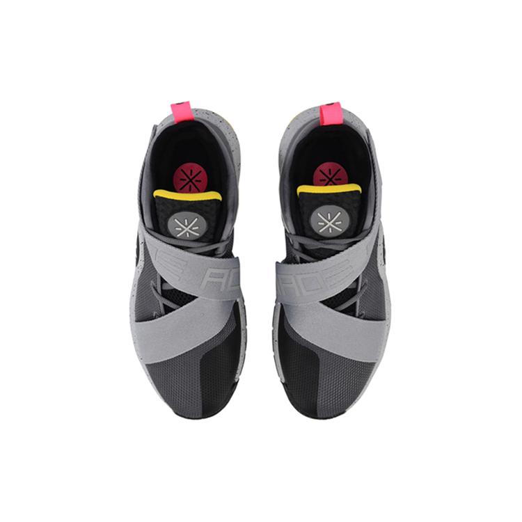 Баскетбольные кроссовки Li Ning All City 7 Амортизирующие Скользкие Устойчивые к истиранию Средней высоты Мужские Серый Розовый ABAN047-2