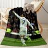 Cristiano Ronaldo Blanket Ultrasoft Suitable For Sofa Office Chair Seaside Four Seasons Universal Stylish Decor