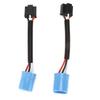 2pcs 9007 Male to H4 9003 Female Wire Harness Connector Adapter Replacement for Hummer H2 Headlight 12V‑24V