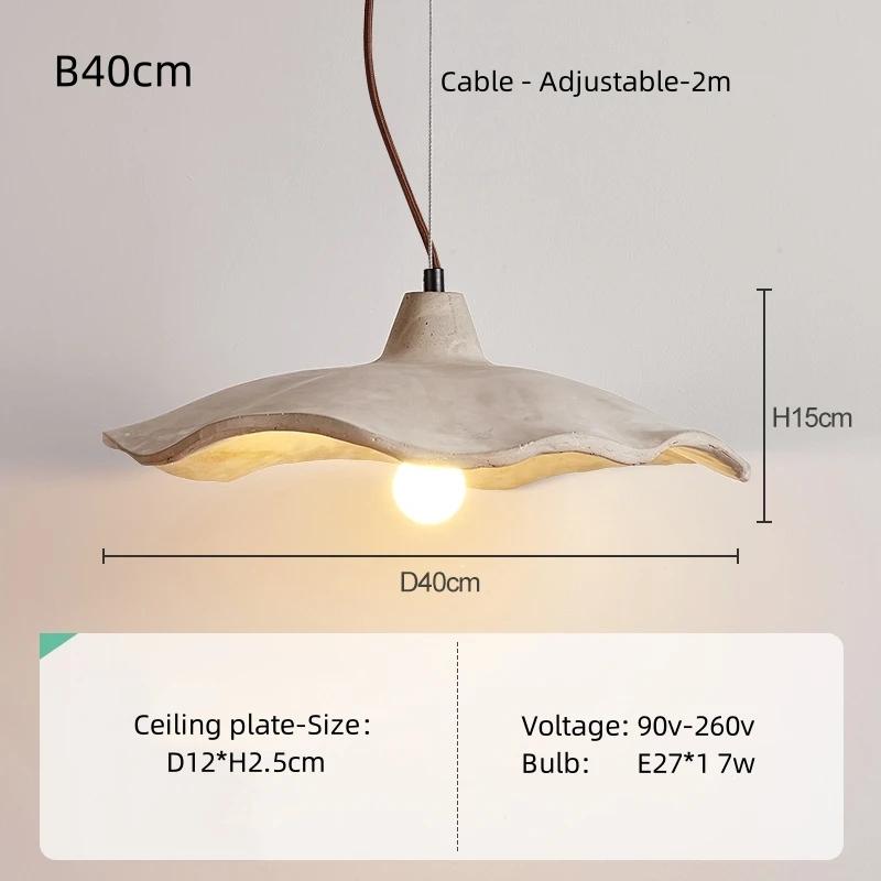 Спальня домашний ресторан светодиодный подвесной светильник в скандинавском стиле креативный кремовый стиль современное искусство средневековое освещение прикроватная лампа Wabi Sabi