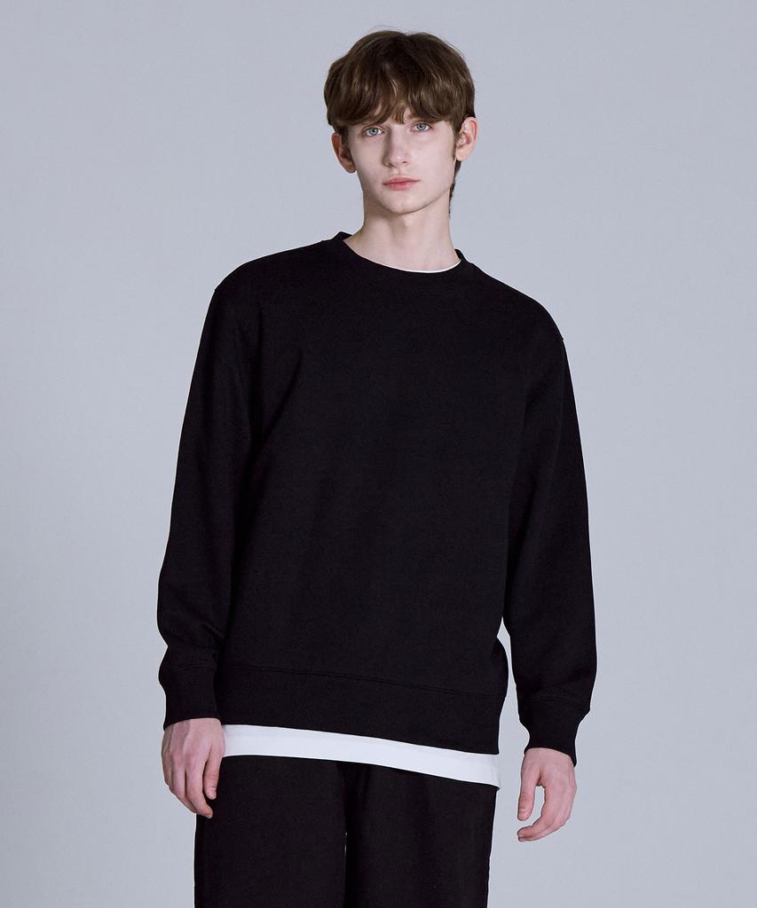 BASIC HOUSE Cp Sweatshirt Black Lyts0104 (Type B)