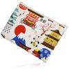 Morikuru Made In Japan Square Elongated 19 X 13 Slim SG Wonder Zone White (Morikura) Pouch, Cm, White, Japanese-Style Pattern, Multi-Pouch, TK01-06,