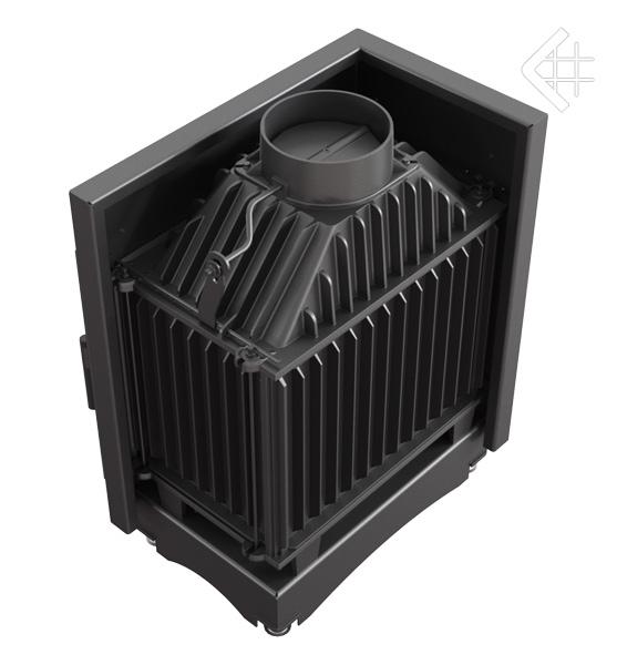 Чугунный камин KRATKI MAJA DECO левый 8 кВт Ø 150