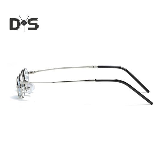 Круглые солнцезащитные очки с откидной оправой, маленькие круглые поляризованные очки для мужчин и женщин, ретро-панк, солнцезащитные очки UV400 для вечеринки в стиле рейв