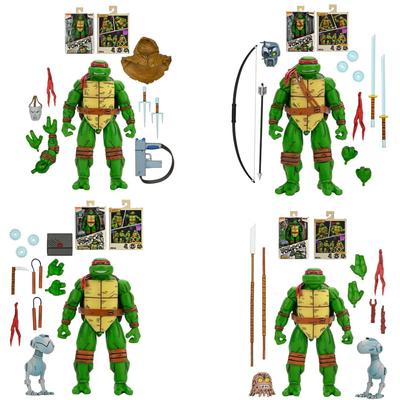NECA Черепашки-ниндзя 7-дюймовые подвижные фигурки по фильму - Версия по комиксам (4 Типы) Издание «Возвращение в Нью-Йорк»
