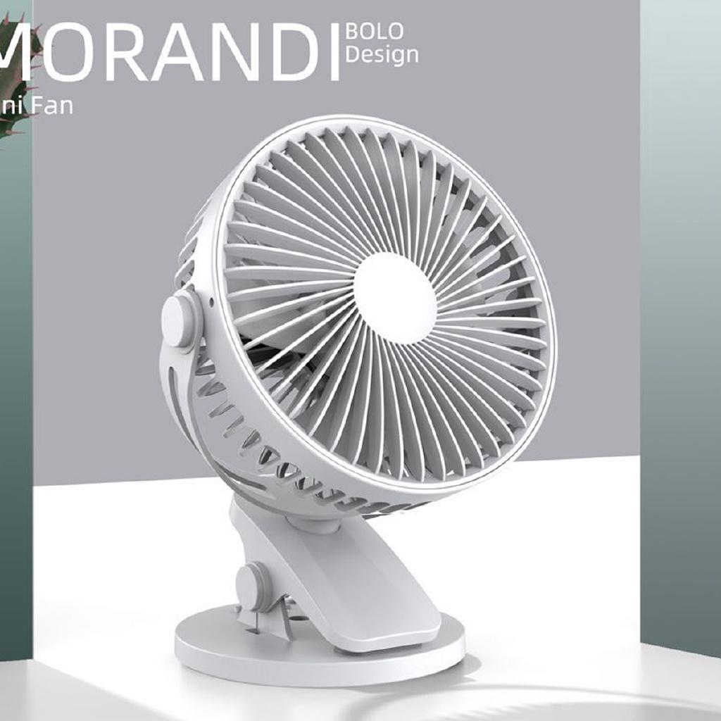 4/6 Inches Mini USB Clip Portable Clamp 3 Speeds Desk Fan Rotatable Ventilator Strong Wind 5V Desktop Table Fan