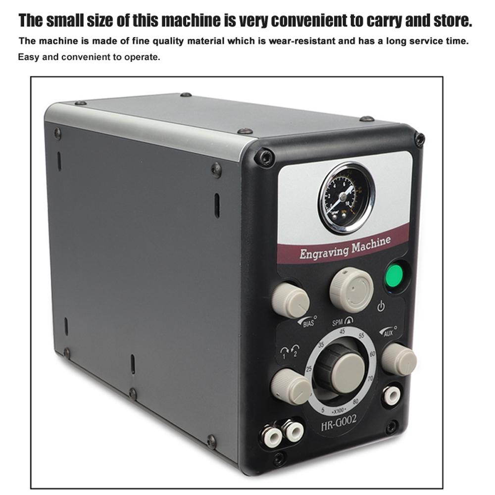 Двуглавый пневматический гравировальный станок для ювелирных изделий RollingEdge Machine Гравировальный станок для резьбы