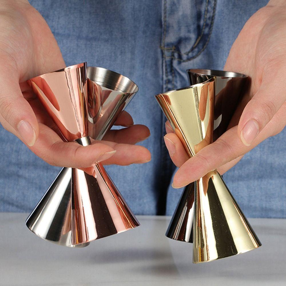Stainless Steel Bar Measuring Jigger OZ/ML Measuring Cup Spirit Measure Japanese Jigger Home