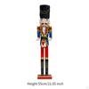 Деревянный Щелкунчик Солдат Рождественская фигурка Барабан для каминных полок