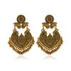 Ethnic Style Retro Pattern Earrings Carved Water Drop Bell Tassel Earrings Female Jewelry