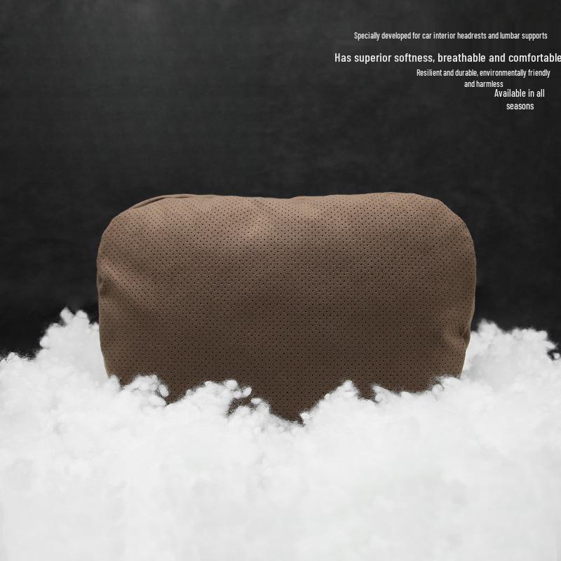 Подушка для подголовника и шеи из замши DuPont Cotton для Tesla и Mercedes-Benz S-Class/Maybach