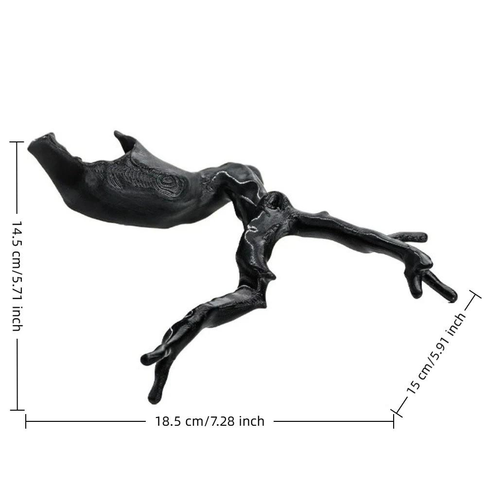 Natural Style Reptile Climbing Branch 3D Imitation Hermit Crab Climbing Toy Gecko Lizard Enclosure