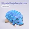 3D-печатный шарнирный ёжик из сосновой шишки, милая игрушка, настольное украшение