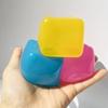 Stress Relief Cube Squishes Toy Slow Rebound Glow-in-the-dark Gel Filled Sensory Cube Calming Squeeze Fidget Toy Kids Teens Adults Gift