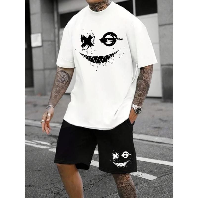 Уличный стиль 3D принт плюшевого мишки Мужская футболка шорты комплект летние повседневные мужские шорты с коротким рукавом для улицы мужские спортивные шорты