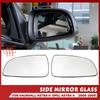 For Opel Astra H 2004 - 2009 Left Right Door Side Wing Mirror Glass Heated Convex Rear View Rearview With Plate Electric Clear