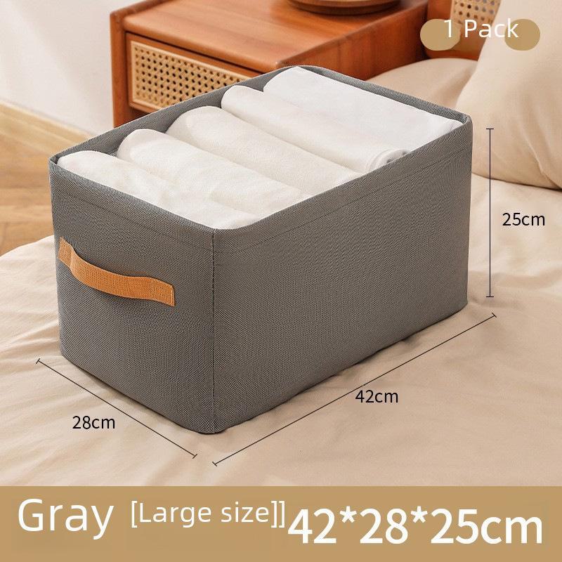 "Thickened Steel Frame Clothing Storage Basket for Home & Dorm Use"