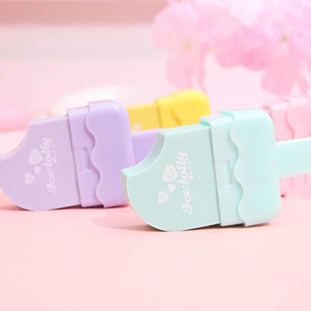 1 шт. мультяшный милый кавайный резиновый ластик с изображением мороженого для детей, новинка, канцелярские принадлежности для офиса и школы