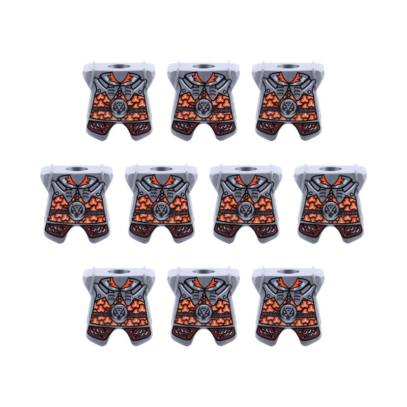 MOC Средневековый Военный Замок Оружие Римский Рыцарь Шлем Щит Аксессуары Строительные Блоки Зеленый Дракон Лев Крестоносец Кирпичи Игрушка