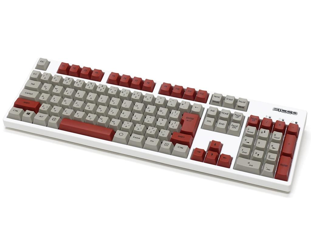 FILCO Retro Basic Keycaps Replacement Keycap Set for Japanese 108 Katakana Special FKCS108KFCZ Majestouch, Layout, Keys, Notation, Color,