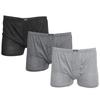 Mens Plain Jersey Boxer Shorts (3 Pairs)