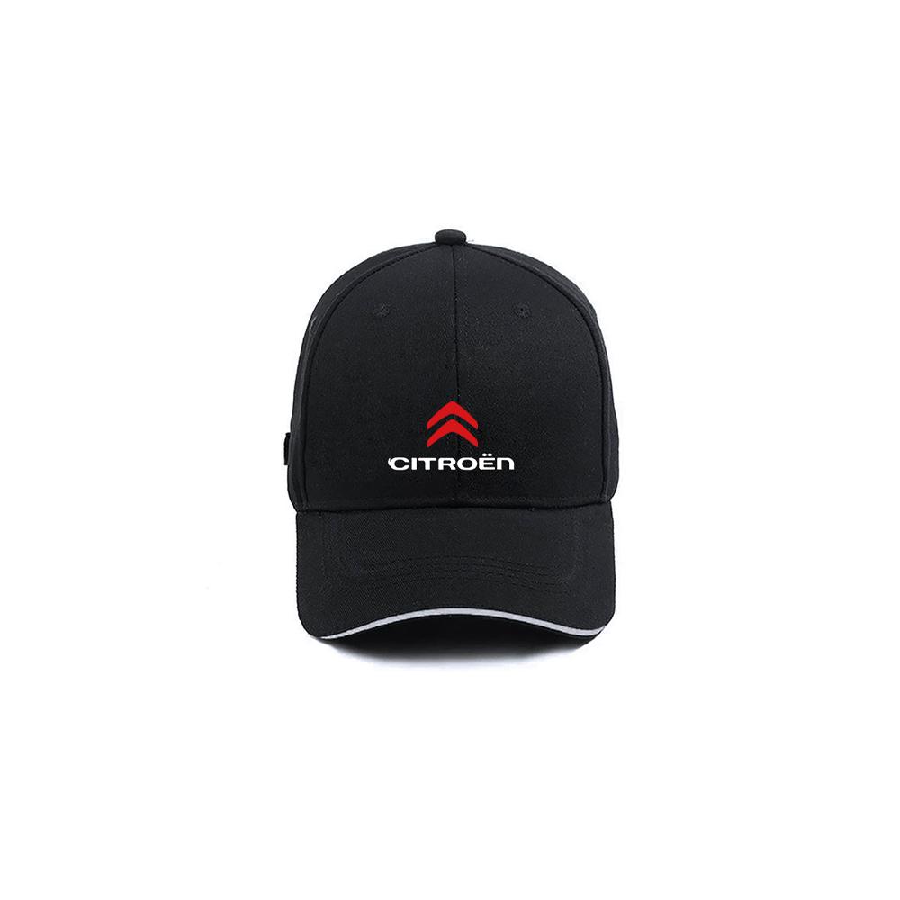 COMA5 1/2pcs Car Badge Peaked Cap Sports Sunshade Baseball Hat For Citroen C1 C2 C3 C4 C4L C5 C6 C7 VTS C-ELYSEE Berlingo Xsara Cactus
