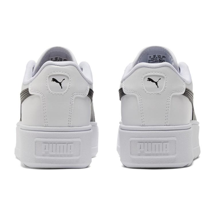 (WMNS) PUMA Karmen Кожаные 'Белый Черный' Женские 384615-02