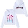 Hoodies Sweatshirts Girls Children's Cartoon Print Pattern Fashion T-shirt Casual Comfortable Short-sleeved Top Clothing