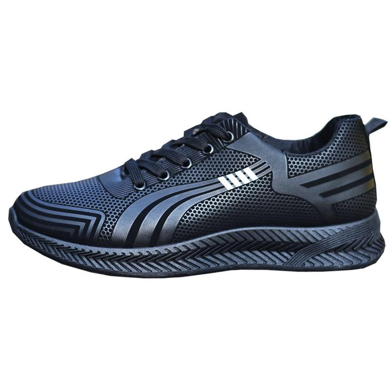 Нескользящая мужская кожаная верхняя обувь, водонепроницаемые кроссовки, обувь для шеф-повара с мягкой подошвой, повседневная обувь