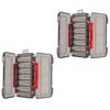 Ritutou Lure Reversible Set of Storage for Minnows and Tackle Individual Storage for Fishing Saltwater Freshwater Fishing Case, Case, 2, Double-Sided