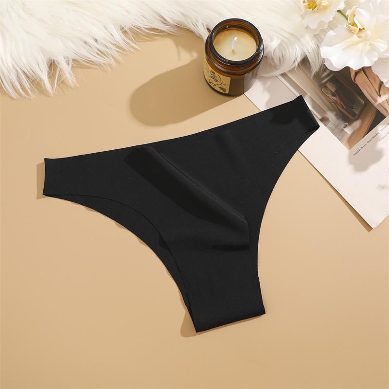 FINETOO Women Seamless and Traceless Panties Solid Color Underwear Soft and Comfortable Lingerie 12 Colors