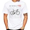 Vintage Collection of Bicycles T-Shirt Fashion Men Short Sleeve Old Road Bike Cycling T Shirt White Casual Tops Hip Hop Boy Tees